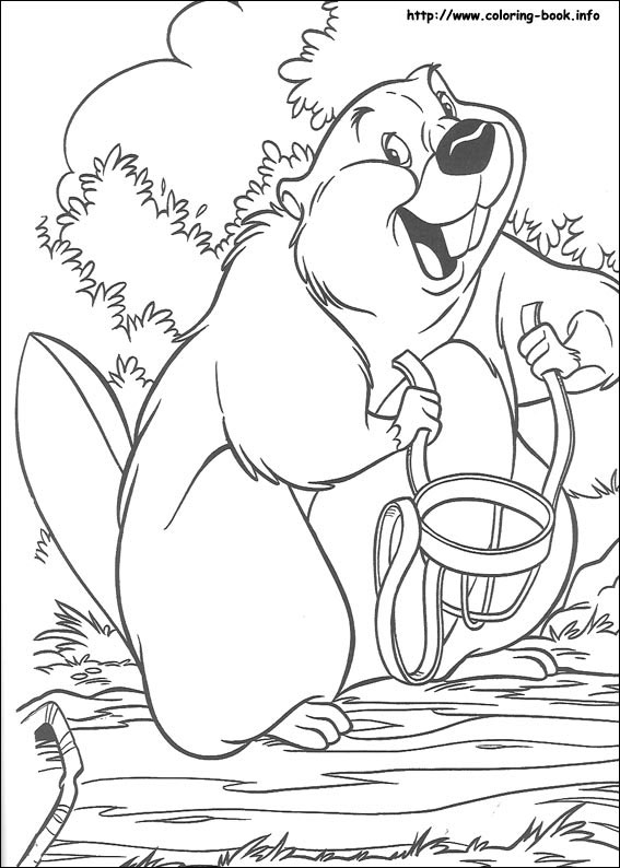 Lady and the Tramp coloring picture